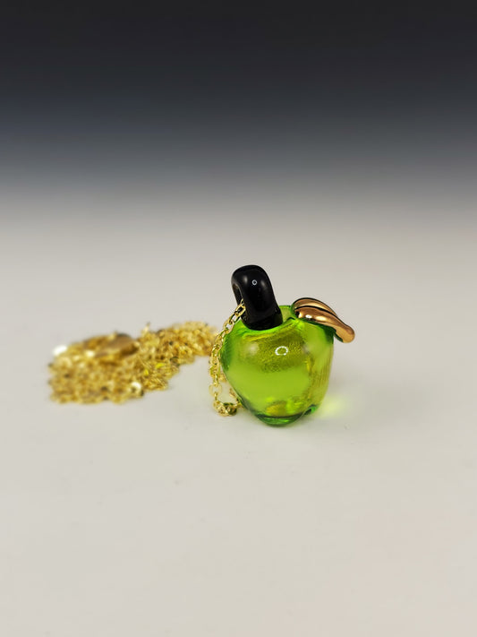 Idunn's Apple Pendant - Granny Smith and Gold